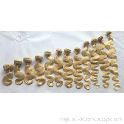 613 10a Eurasian Exotic Body Wave Blonde Cuticle Aligned Raw Virgin Chinese Hair Vendors